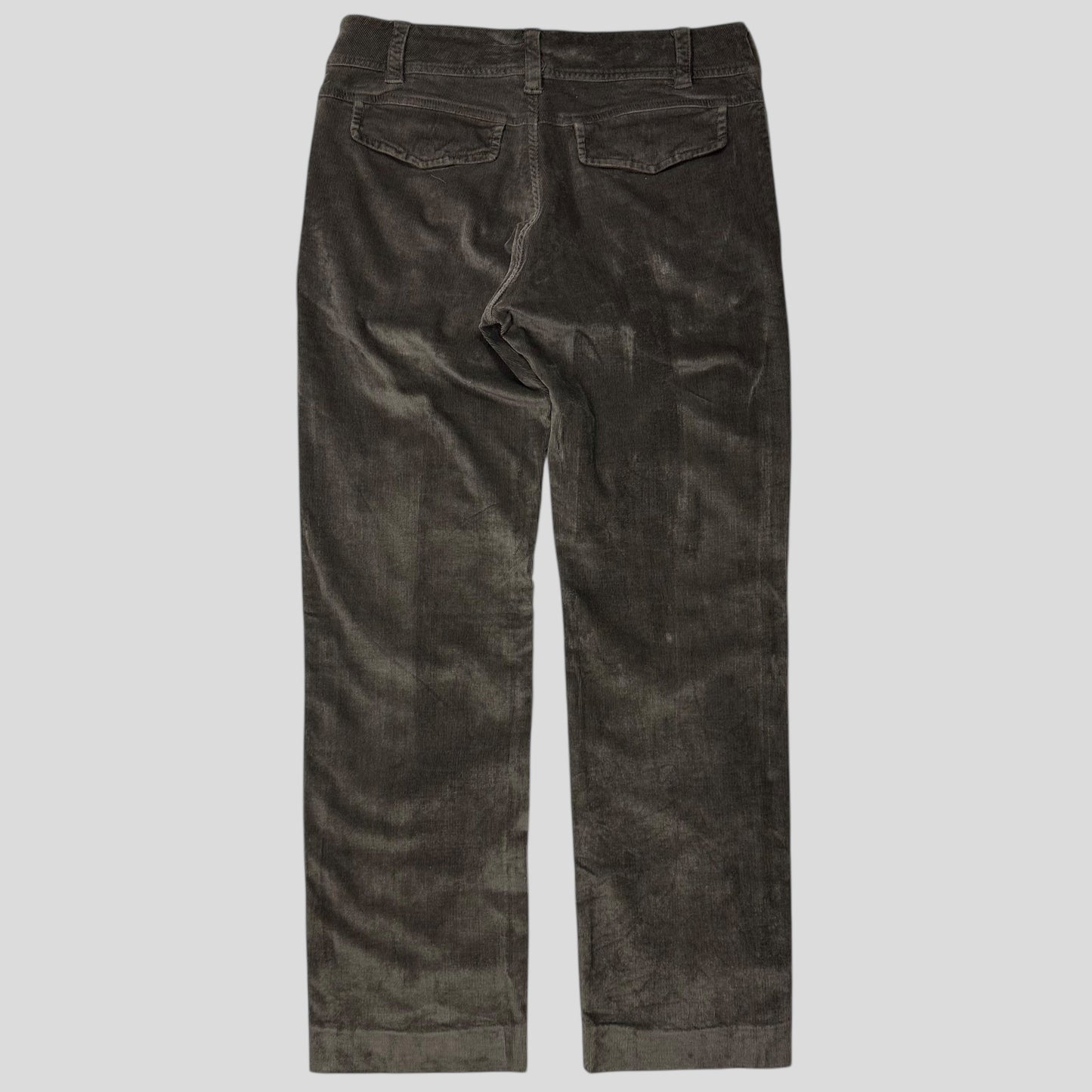 Gucci by Tom Ford 2004 Velvet Corduroy Western GG Logo Trousers - IT46 | Default Title, Multicoloured