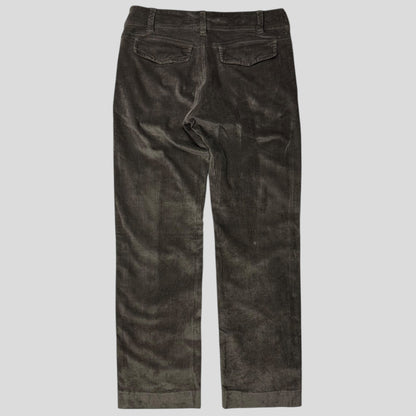 Gucci by Tom Ford 2004 Velvet Corduroy Western GG Logo Trousers - IT46 | Default Title, Multicoloured