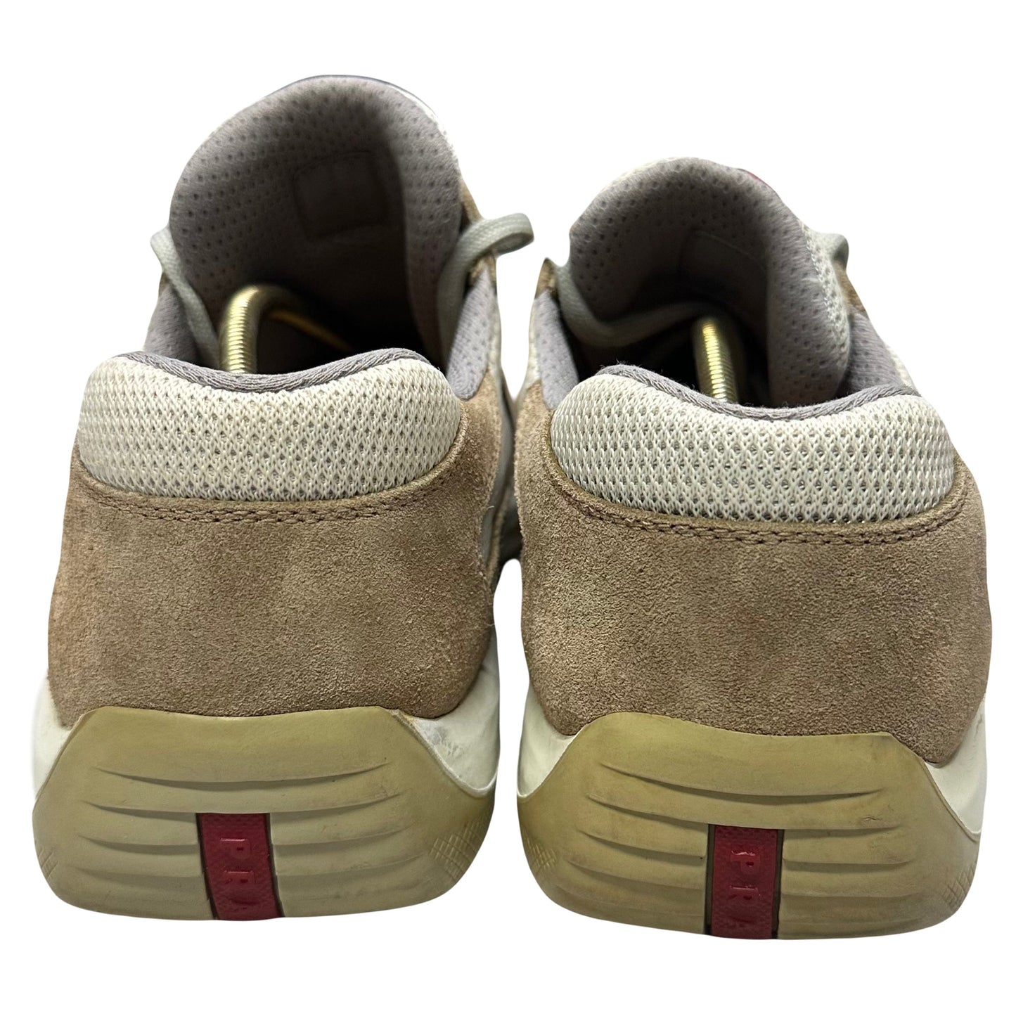 Prada America’s Cup Sneakers In Suede Brown ( 7UK / 8US )