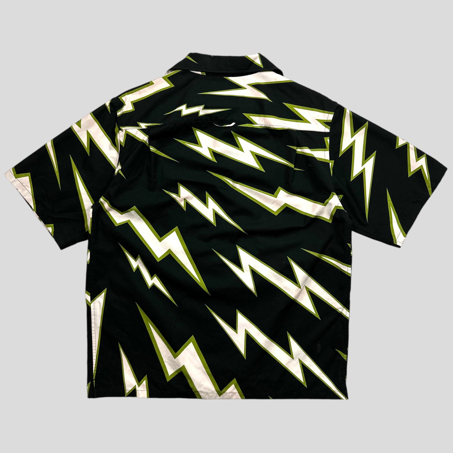 Prada x Frankenstein FW19 Boxy Lightning Shirt - XS (S/M) | Default Title, Green