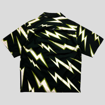 Prada x Frankenstein FW19 Boxy Lightning Shirt - XS (S/M) | Default Title, Green