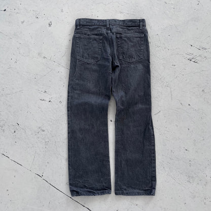 1990s helmut lang grey bootcut denim | Gray, Grey