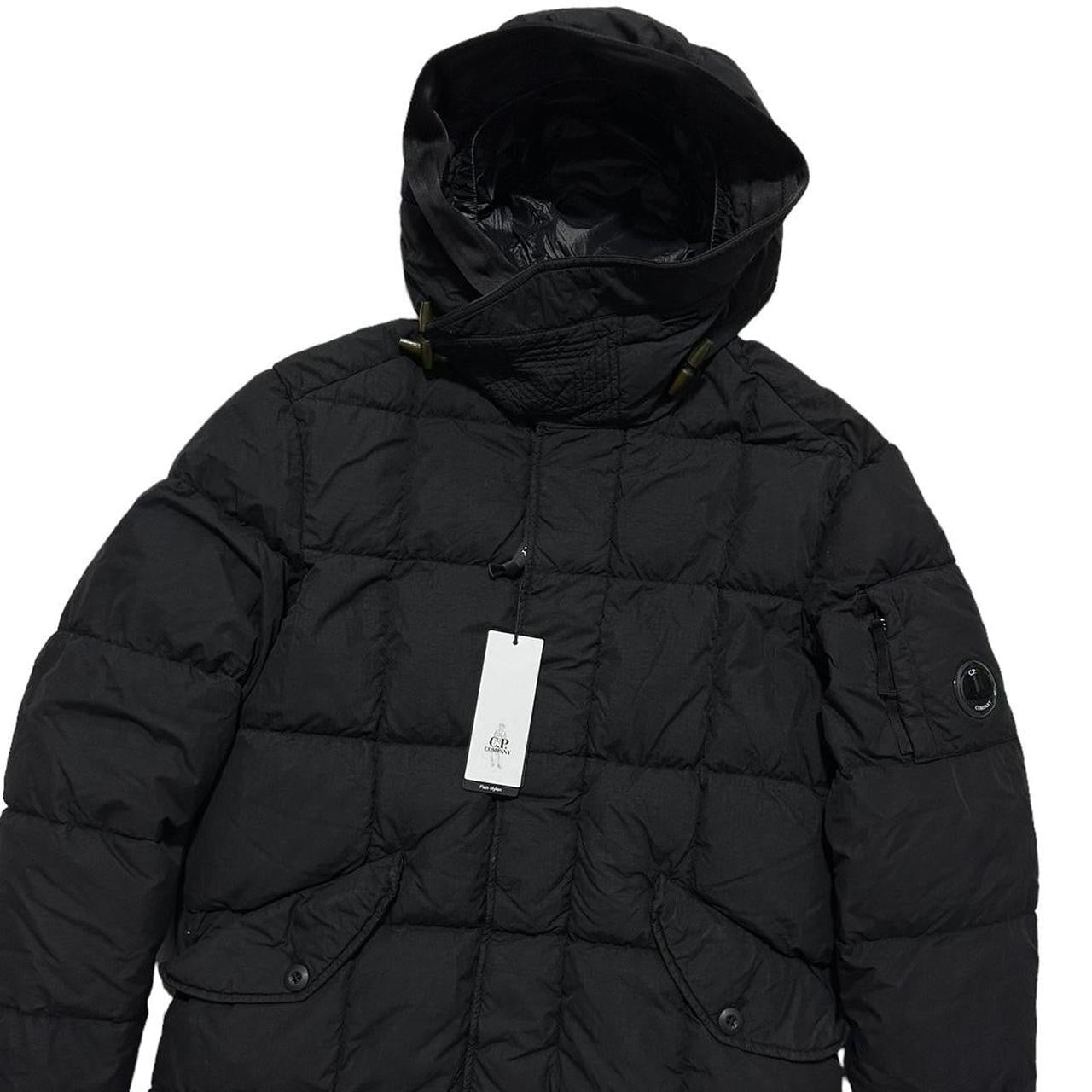 CP Company Flatt Nylon Black Down Jacket