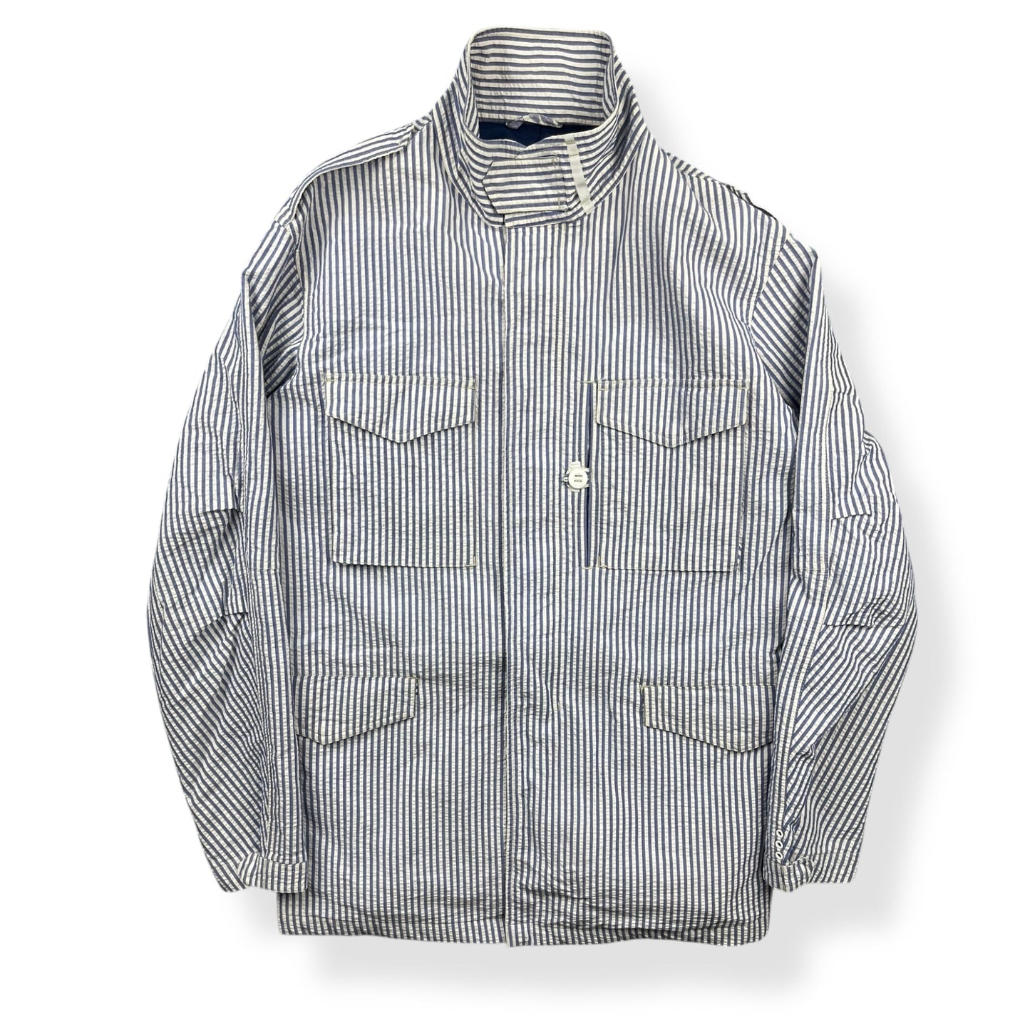 2000's Maharishi Seersucker M65 Jacket (M) | Default Title, Multicoloured