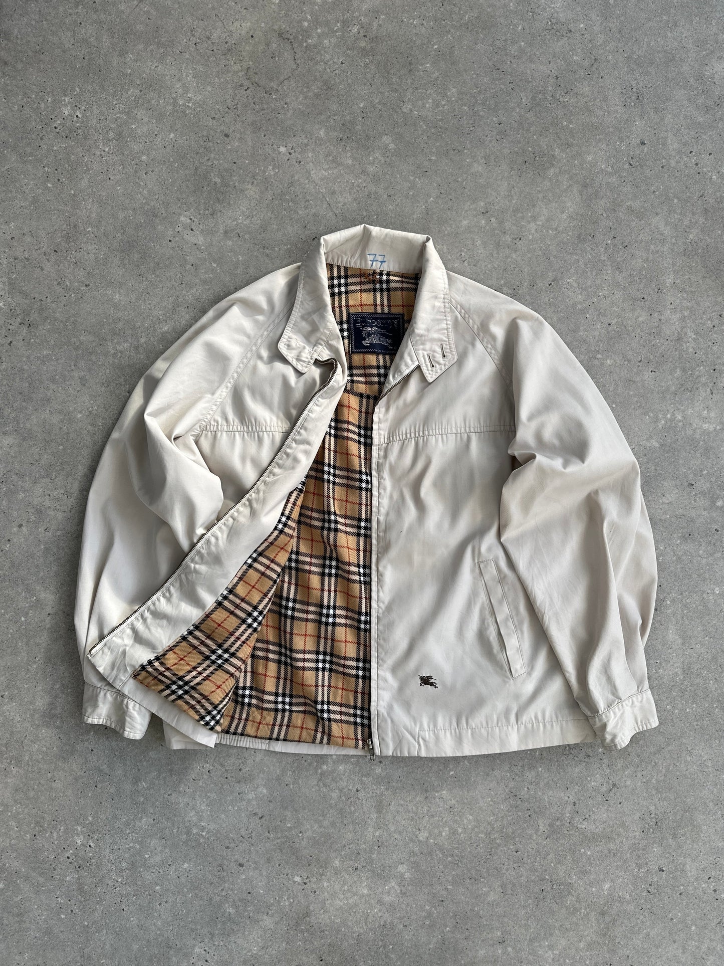 Burberry Logo Bomber Jacket - L