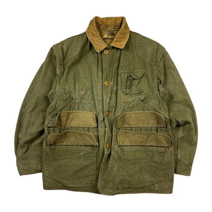 Antique 1930s Read Head Duck Hunting Khaki Jacket - Known Source