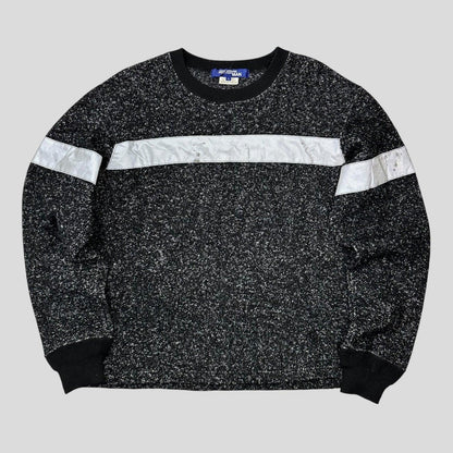 Junya Watanabe MEN 2018 Speckled 3M Reflective Panelled Knit - L (M)