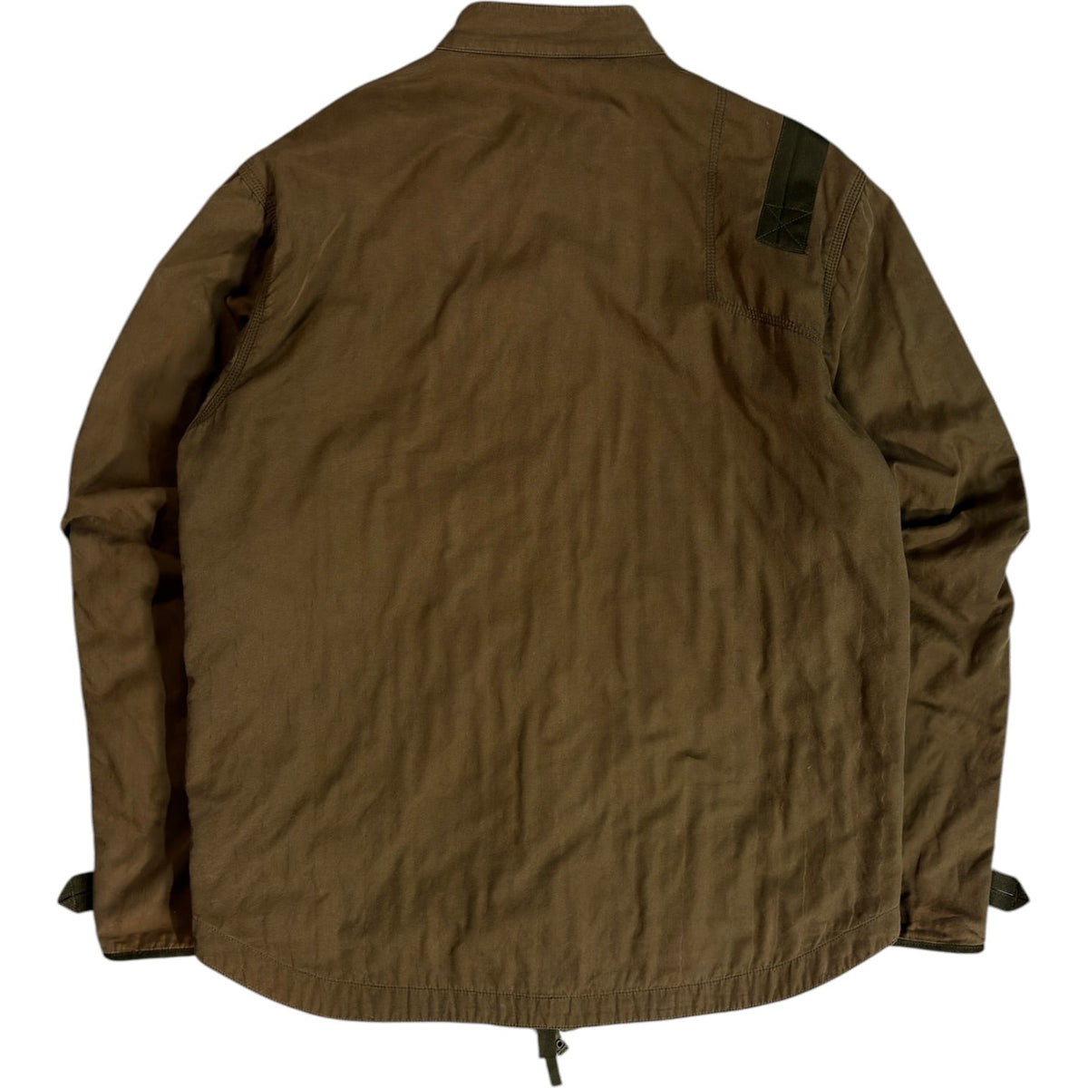 Maharishi 00's Dual Zip Military Cotton Jacket L | Large, Brown