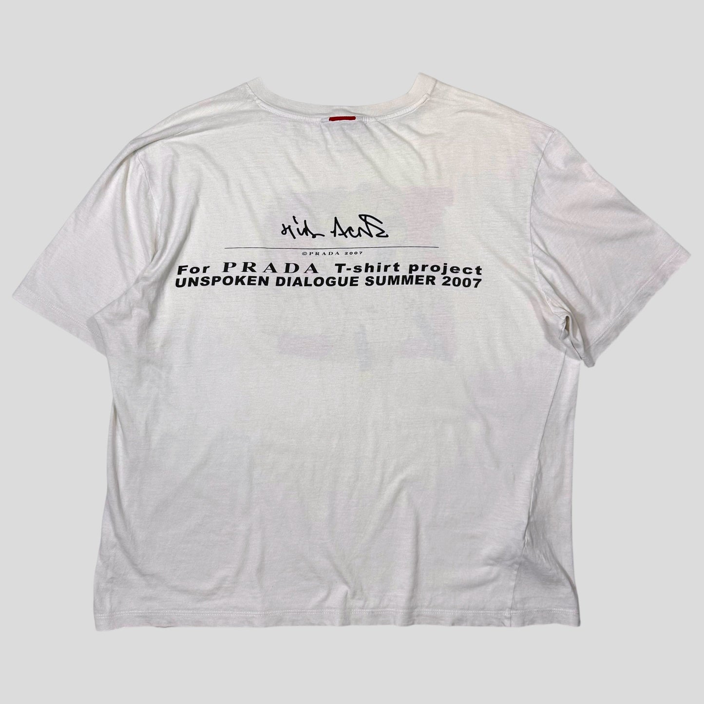 Prada Sport 2007 Unspoken Dialogue Graphic T-shirt - M/L | Default Title, White