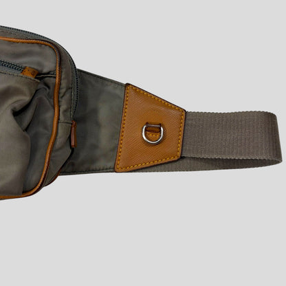 Prada 2018 Tessuto Montagna Nylon + Leather Utility Belt Bag | O/S, Multicoloured