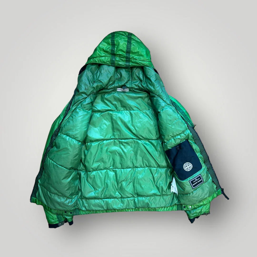 Stone Island AW/07 Goose Down Mesh Badge Jacket L