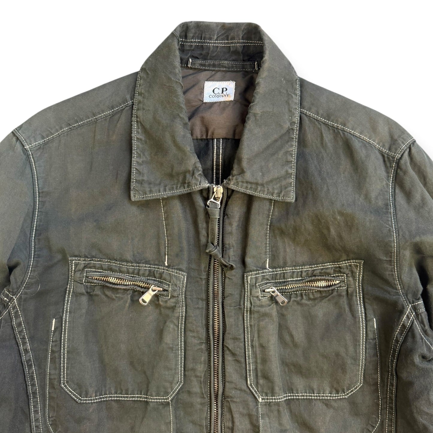 SS2007 CP Company Contrast Stitch Jacket (M) | Medium, Multicoloured