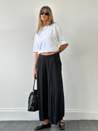 Jigsaw Wide Leg Pleated Culottes - W28 - Known Source