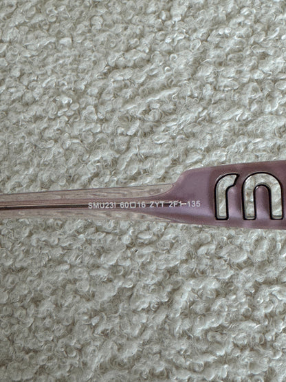 2000s Miu Miu ‘M’ Sunglasses | O/S, Red