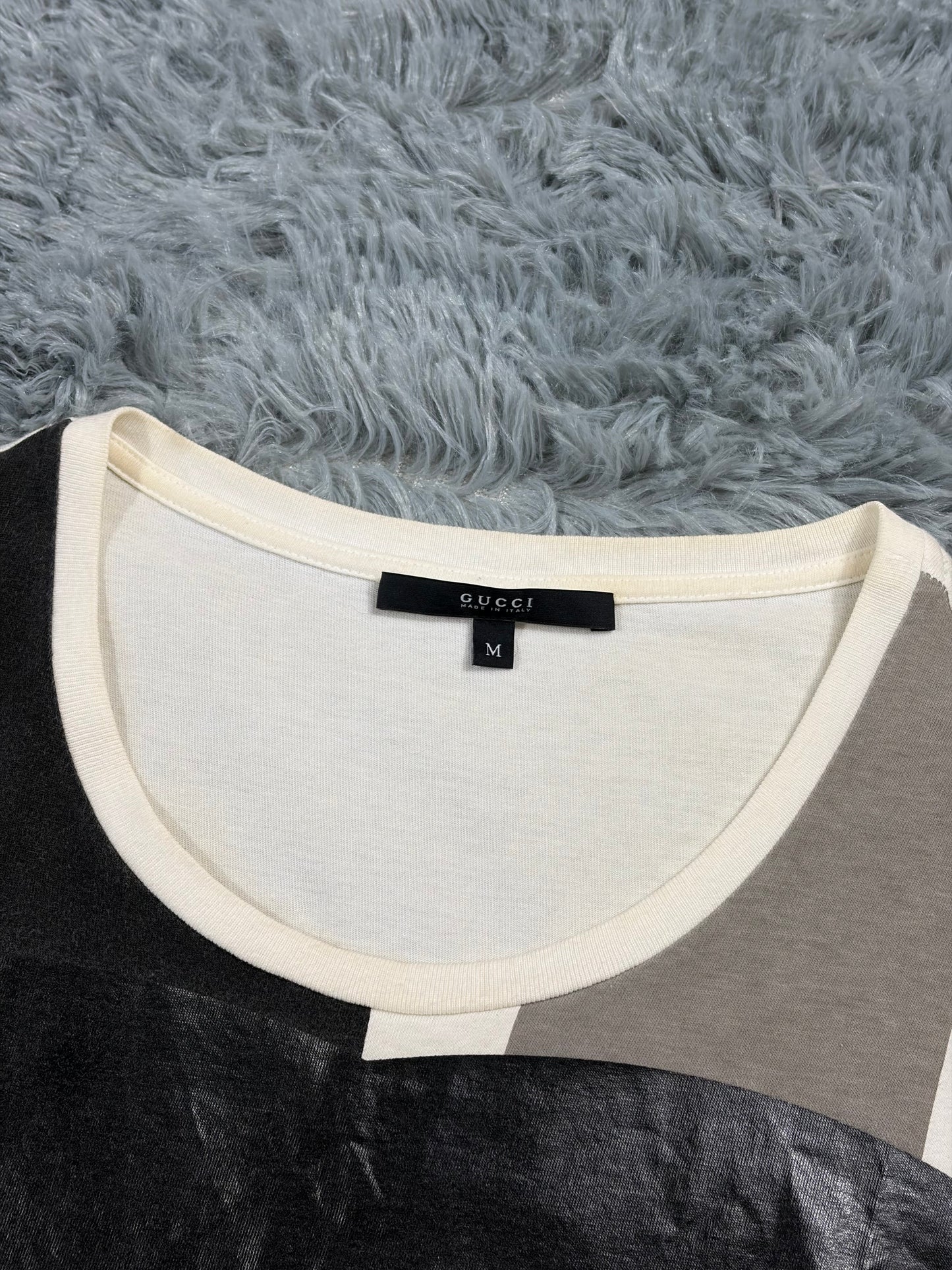 Gucci by Frida Giannini 2009 Giant GG Logo Colourblock T-Shirt - M | O/S, Multicoloured