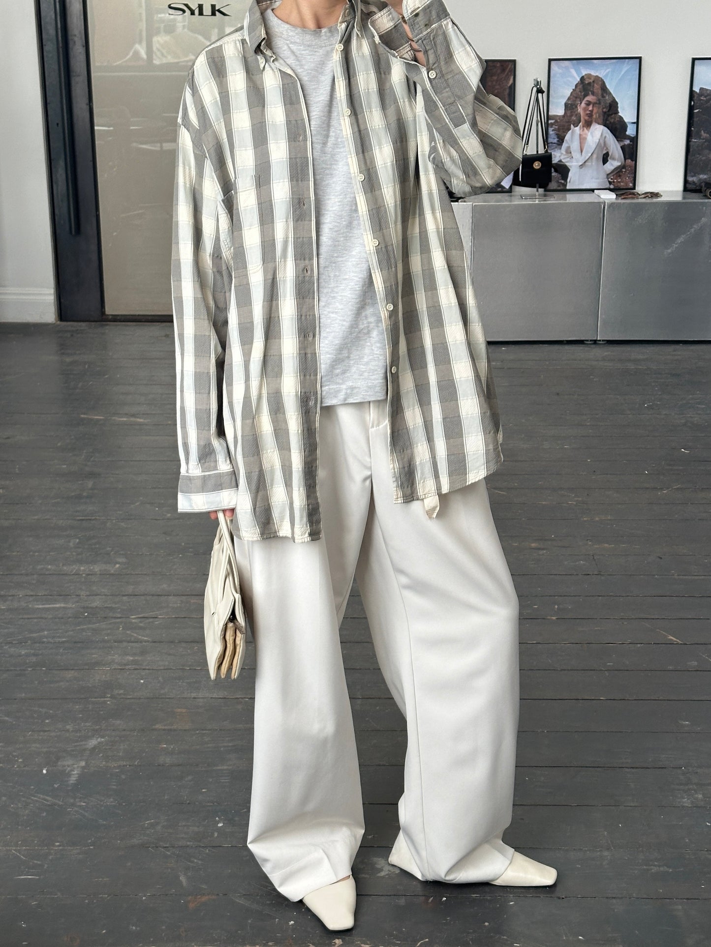 Armani Jeans 1990s Check Flannel Logo Shirt - XXL