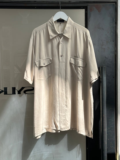 Iceberg 90s Pure Silk Short Sleeve Shirt - XL
