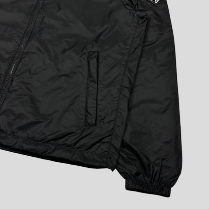 Prada Milano 2014 Nero Black Nylon Windbreaker - L