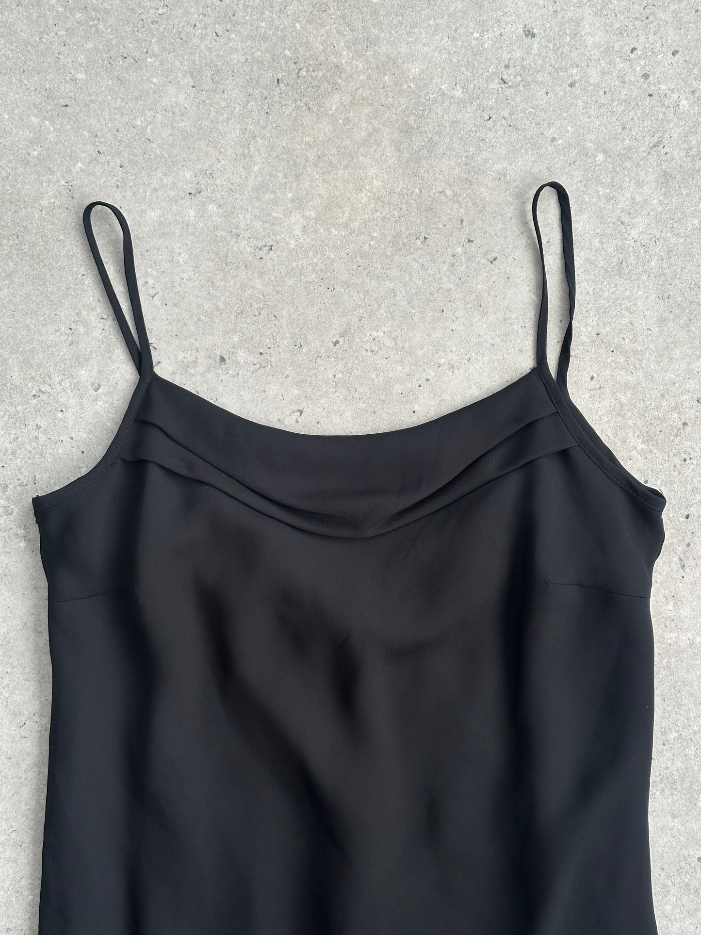 Italian Vintage Cowl Neck Maxi Dress - M