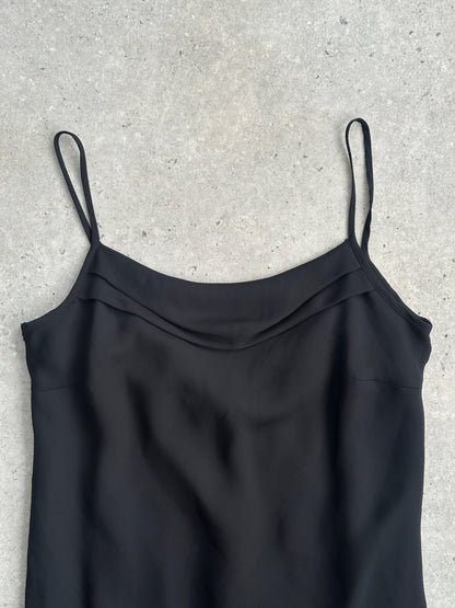 Italian Vintage Cowl Neck Maxi Dress - M