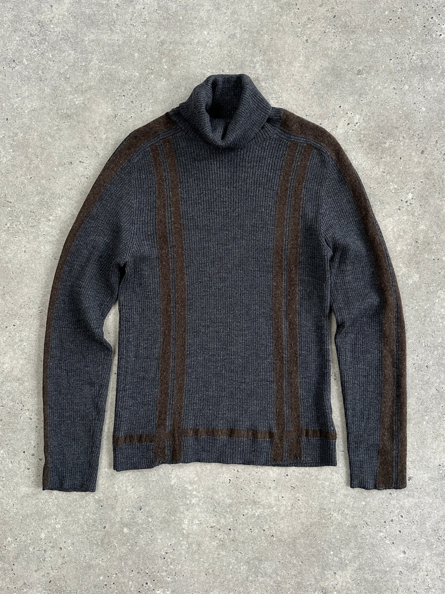 Dolce & Gabbana D&G Wool Rib Knit Turtle Neck - M