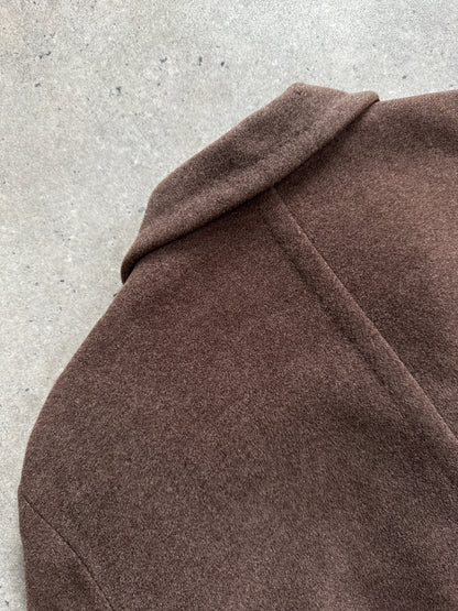 Sportmax 1990s Wool Double Breasted Coat - M/L