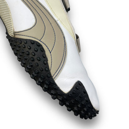 2000's Puma Mostro Leather White/Cream/Blue (UK9) | Default Title, Multicoloured