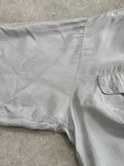 Vintage 1990s Relaxed Pure Silk Shirt - XL