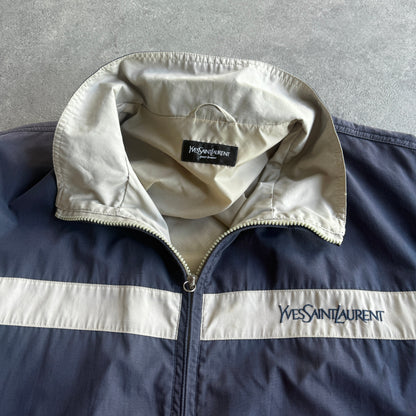 YSL 2001 lightweight spellout shell jacket (XL)