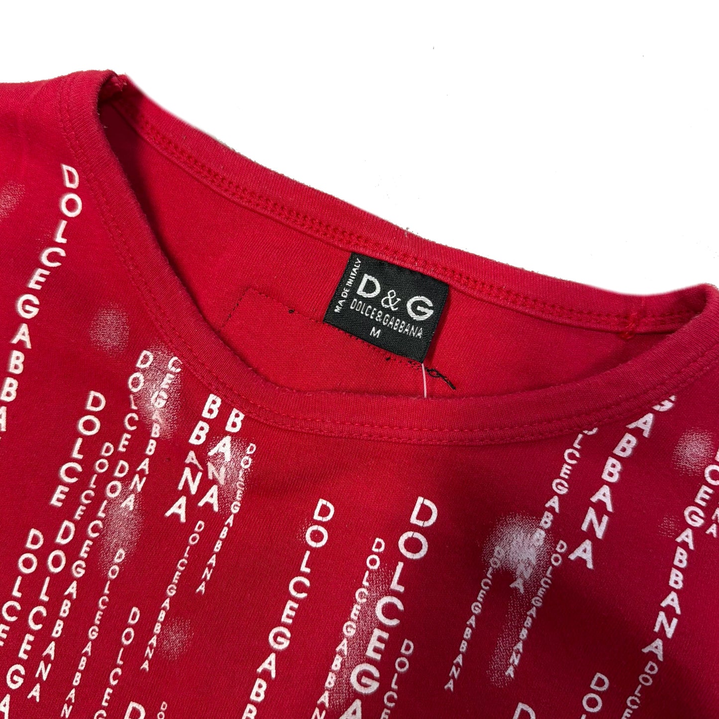 Dolce & Gabbana T-Shirt In Red (M) | Medium, Red
