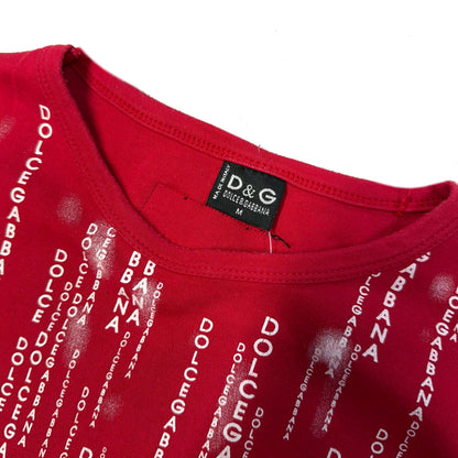 Dolce & Gabbana T-Shirt In Red (M) | Medium, Red
