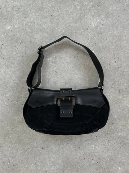 Russell & Bromley 00s Leather Suede Shoulder Bag