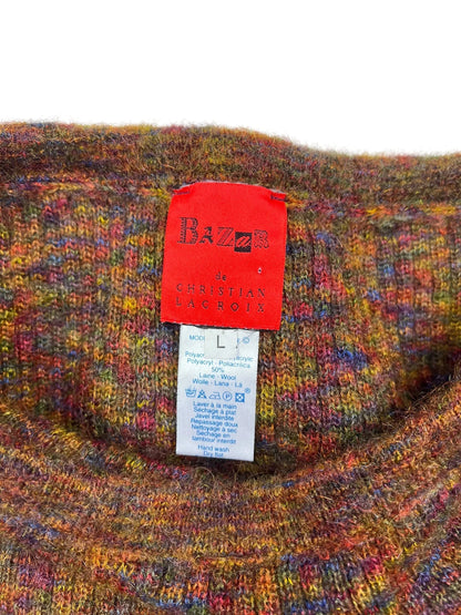 Christian Lacroix Bazar knit sequin skirt