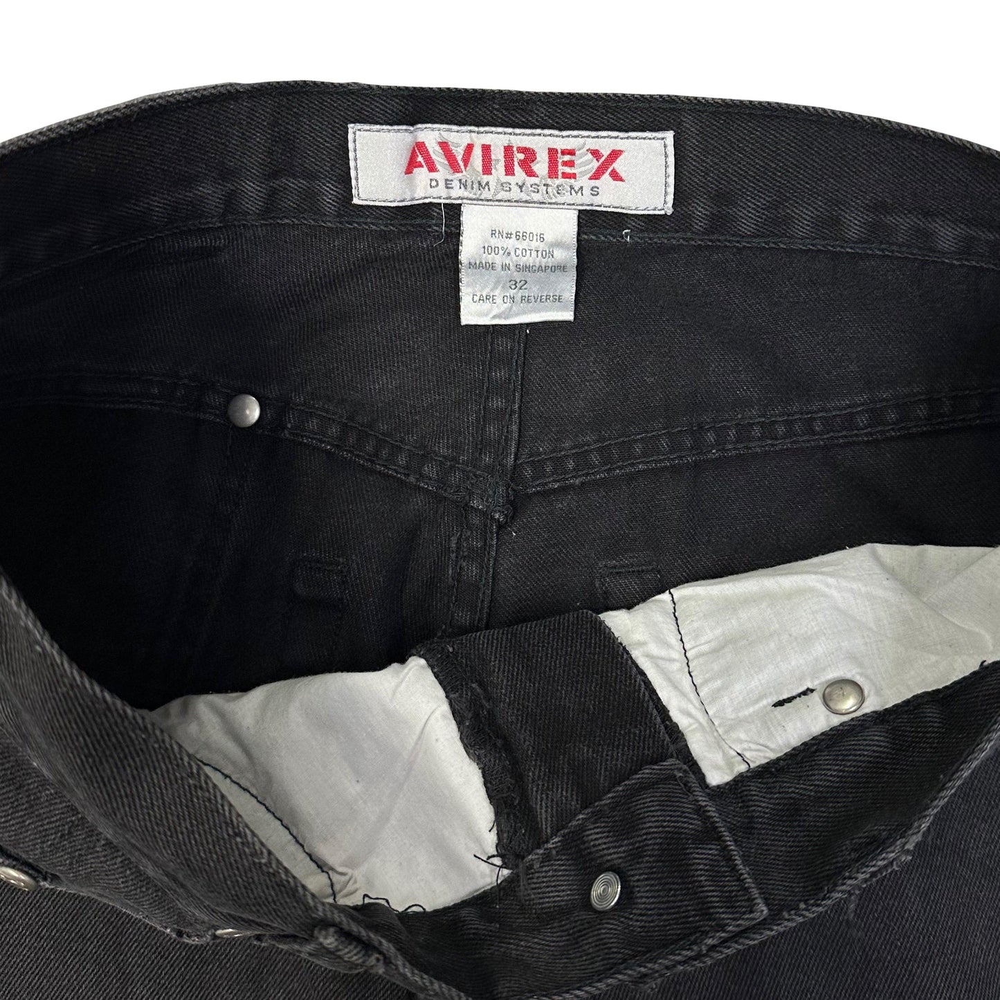 Avirex Jeans In Black ( W32 ) - Known Source