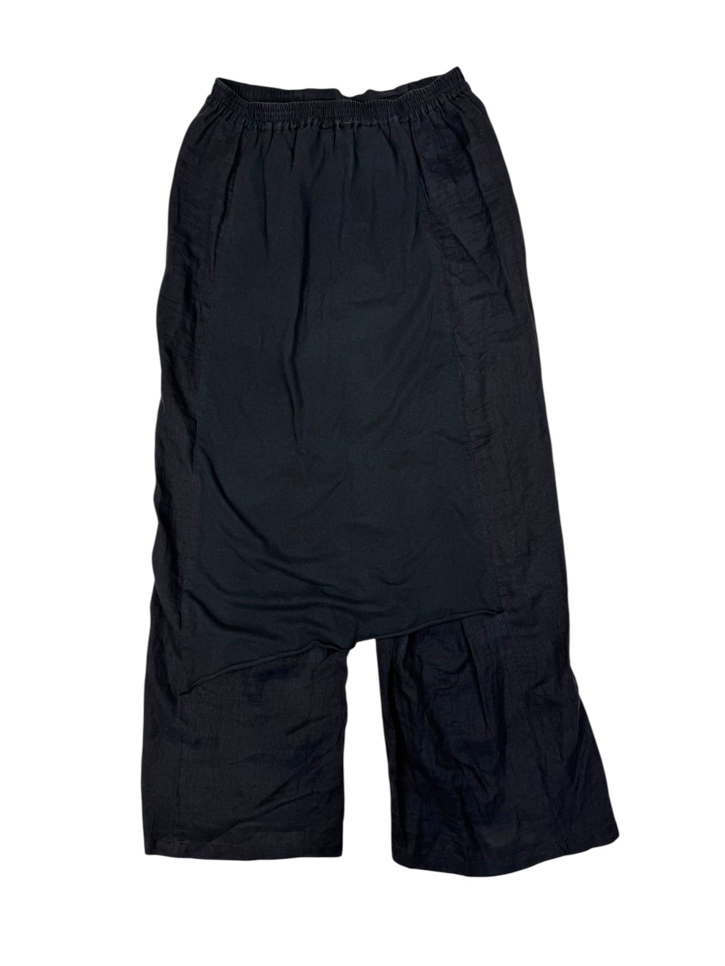Hebbeding linen trouser skirt | Black, Black