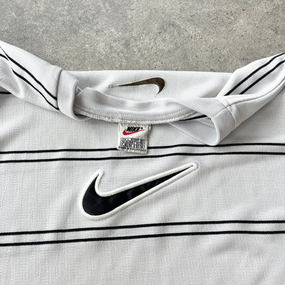 Nike RARE 1990s heavyweight striped t-shirt (L)