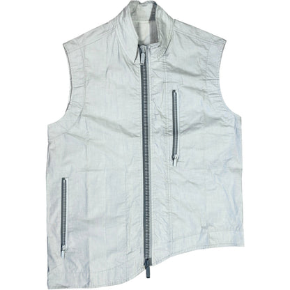 Maharishi 1999 Asymmetric Water Repellent Vest Jacket L | Large, Grey