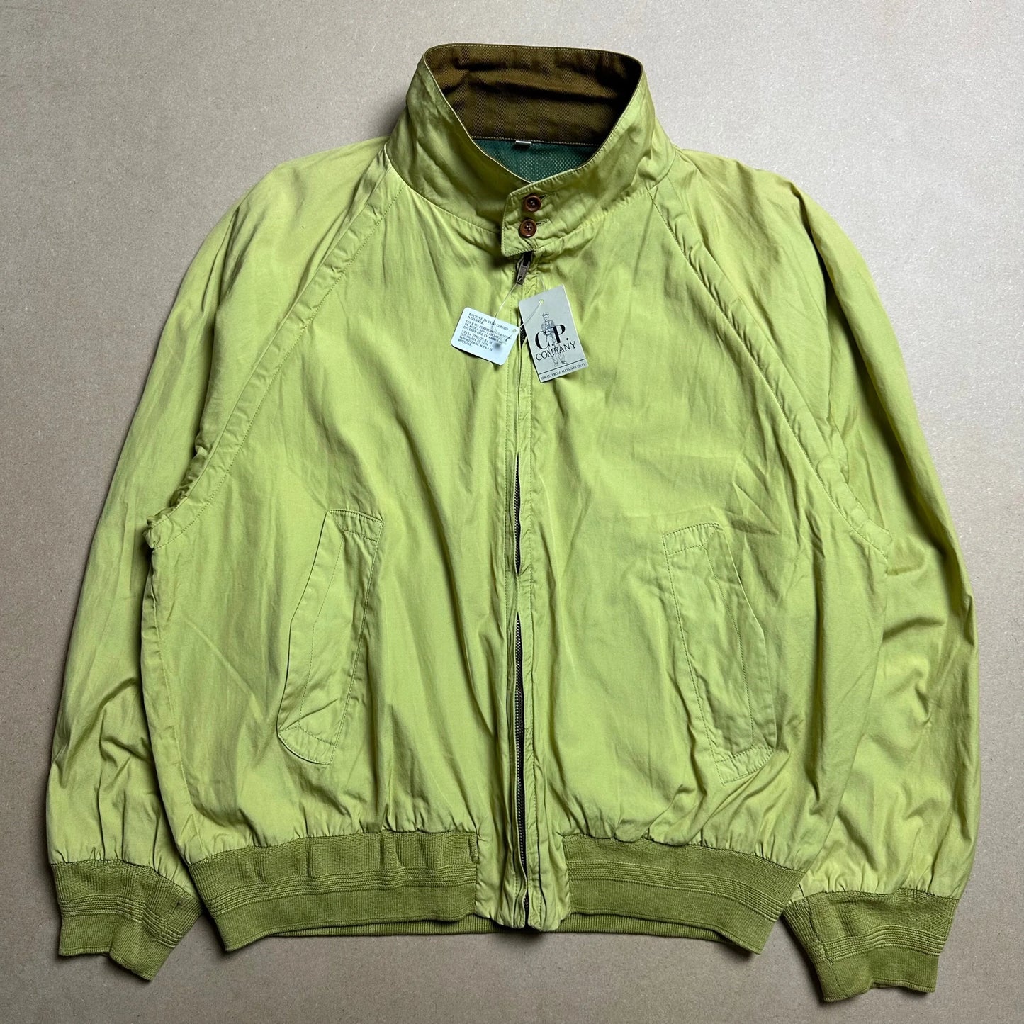 S/S 1990 Acid Green C.P. COMPANY Flight Jacket