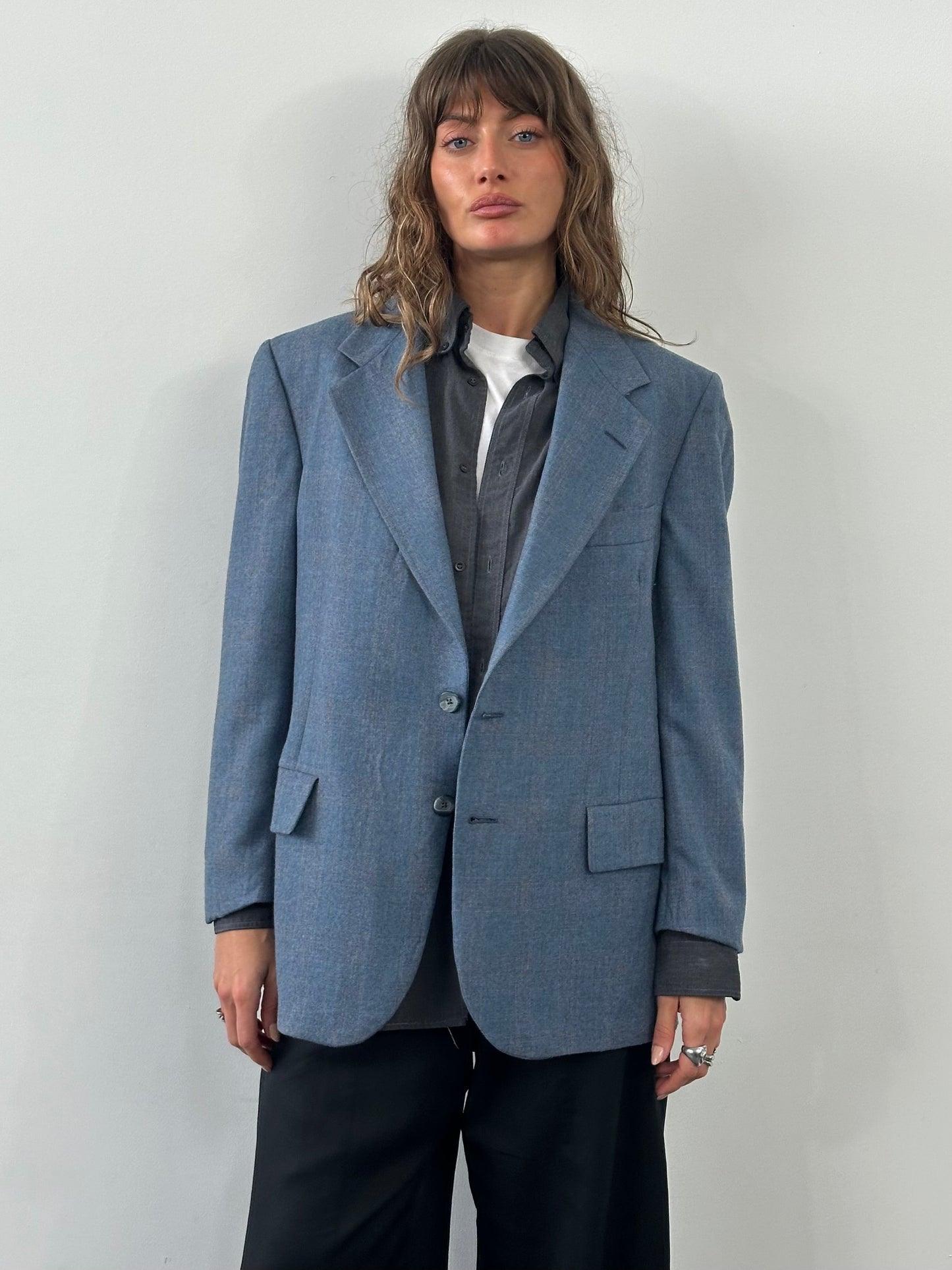Christian Dior Paris 1980s Pure Wool Check Blazer - 40R/L