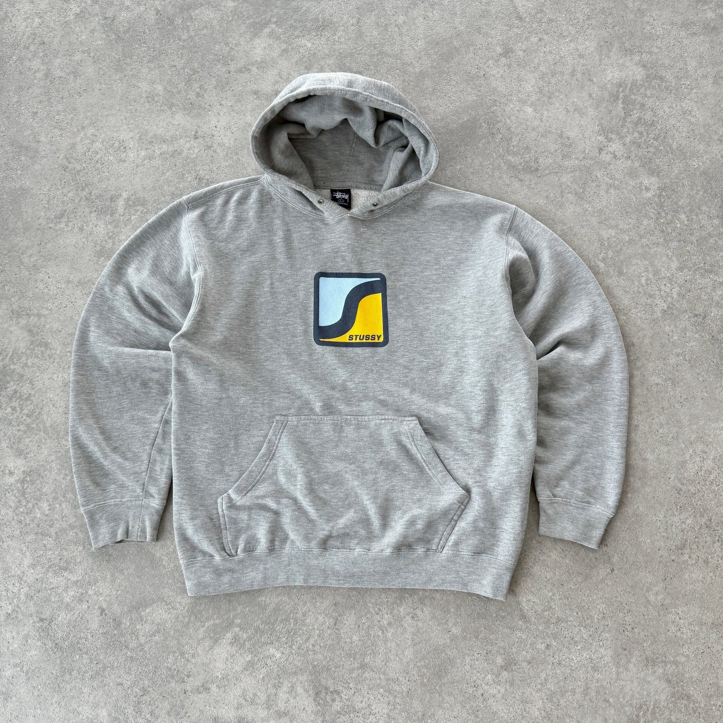 Stussy 1990s heavyweight graphic hoodie (L)