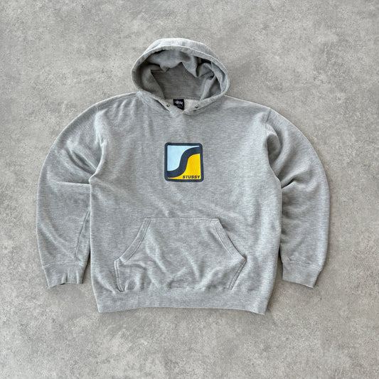 Stussy 1990s heavyweight graphic hoodie (L)