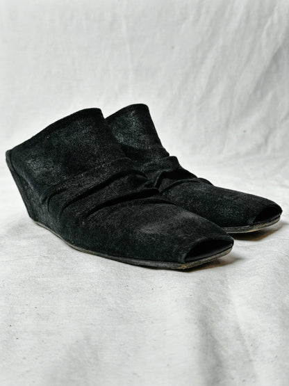 RICK OWENS SUEDE MULE | Default Title, Black