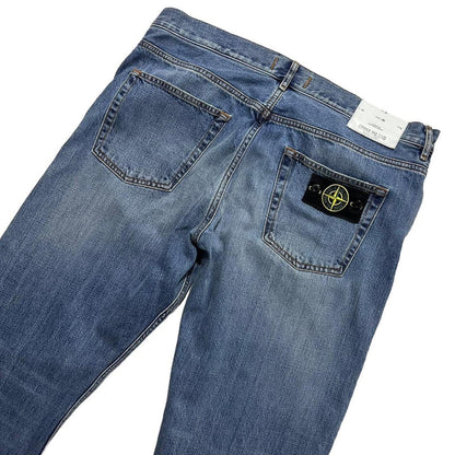 Stone Island Light Wash Denim Jeans