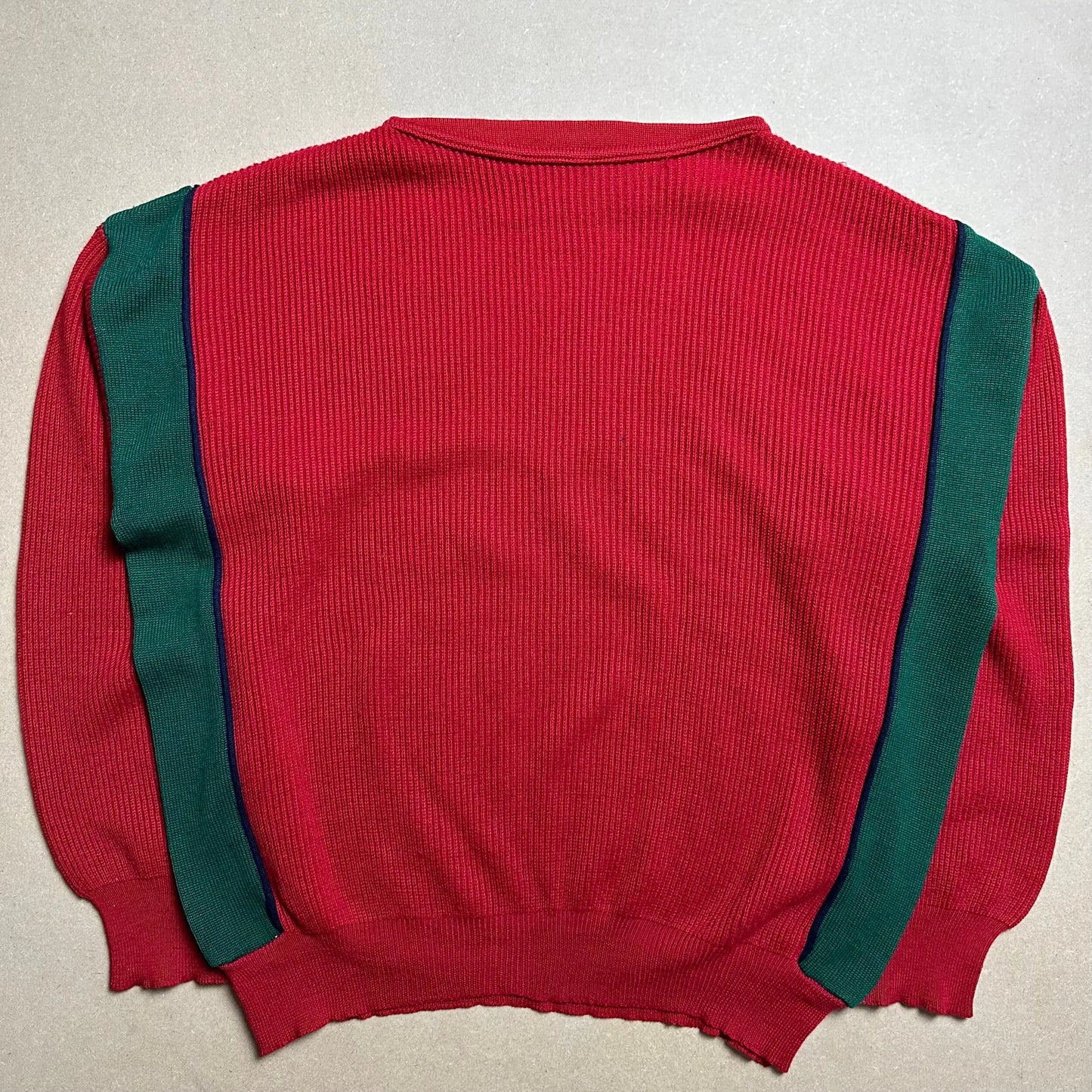 A/W 1980 C.P. COMPANY Two Tone Panelled Sweater