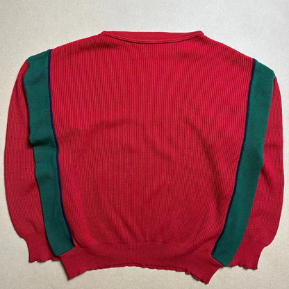 A/W 1980 C.P. COMPANY Two Tone Panelled Sweater