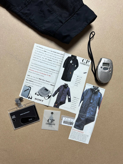 A/W 1999 Matt Black C.P. COMPANY Urban Protection R.E.M Jacket