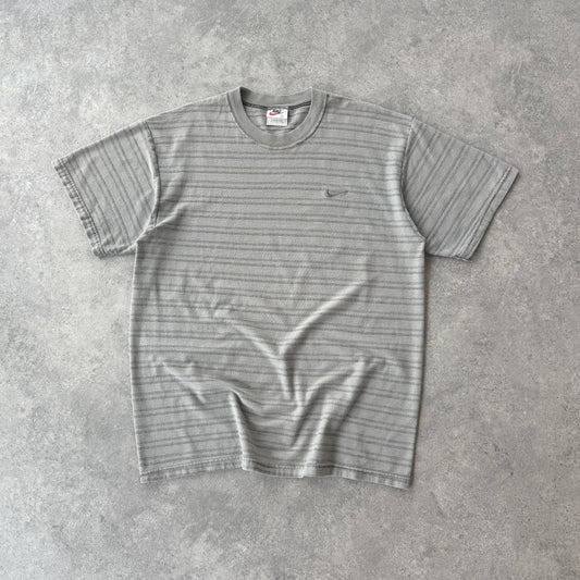 Nike RARE 1990s heavyweight striped t-shirt (L)