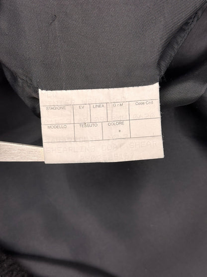 Alexander McQueen F/W 2012 Menswear shearling coat | Black, Black