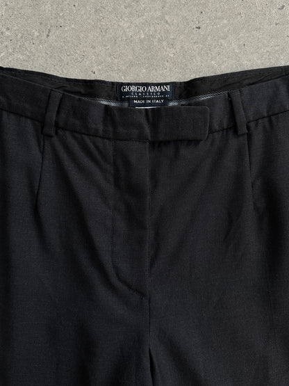 Giorgio Armani Classico Pure Wool Low-Mid Rise Trousers - W30