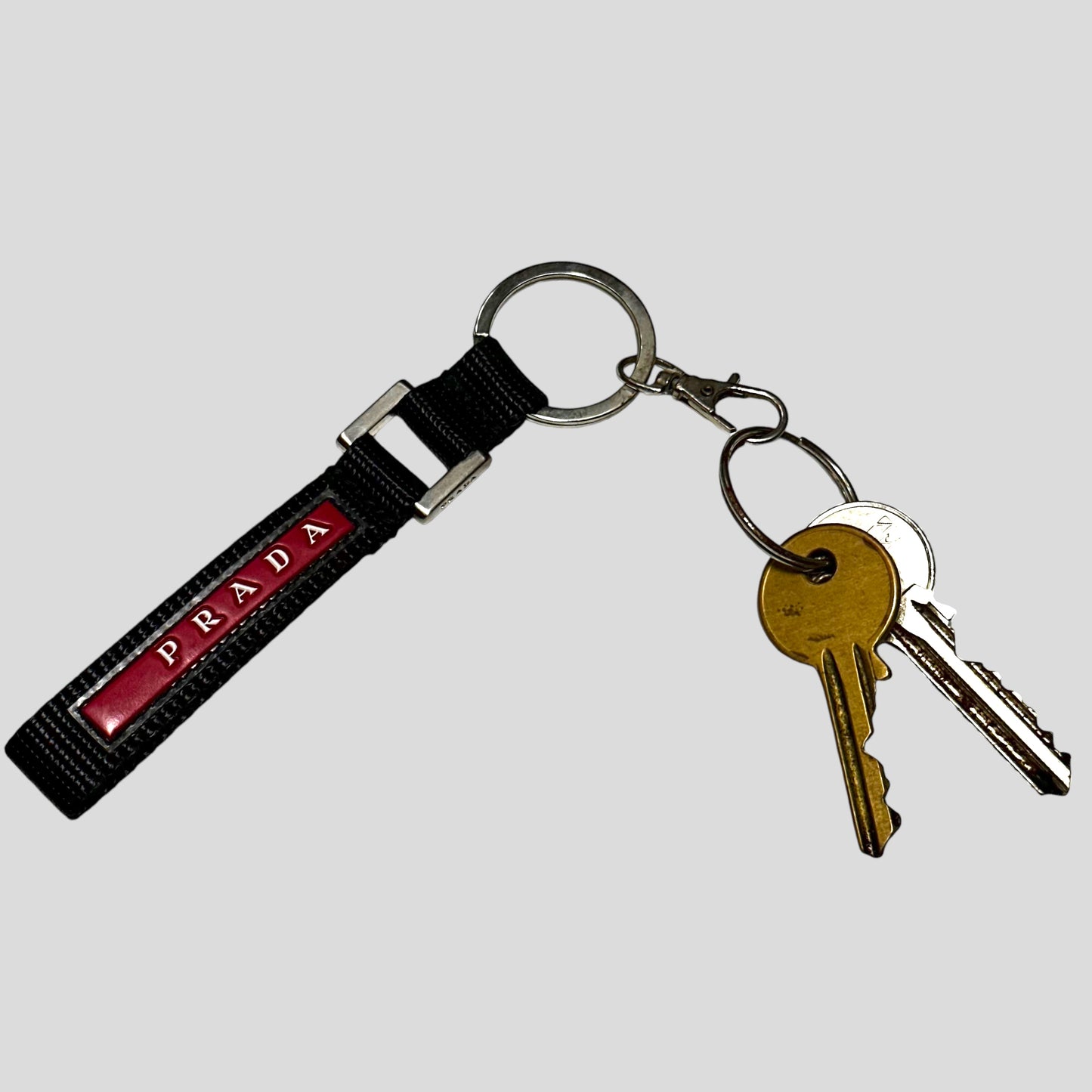 Prada Sport 1999 Logo Keyring